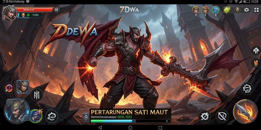 Gameplay seru di <strong>7DEWA</strong> dengan aksi bertarung intens.