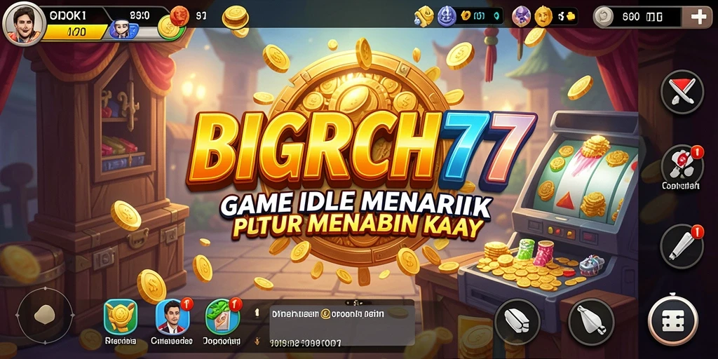Tampilan gameplay menarik dari BIGRICH77 dengan elemen Idle yang menyenangkan.
