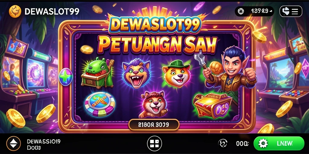 Tampilkan gameplay DEWASLOT99 yang mengasyikkan dan penuh warna.