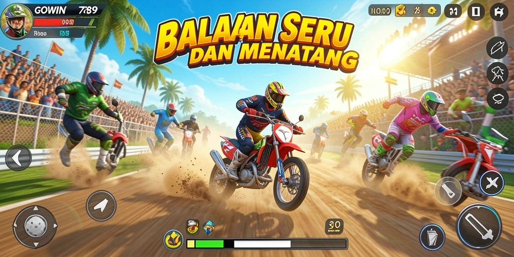 Tampilan gameplay GOWIN789 yang seru dan menantang.