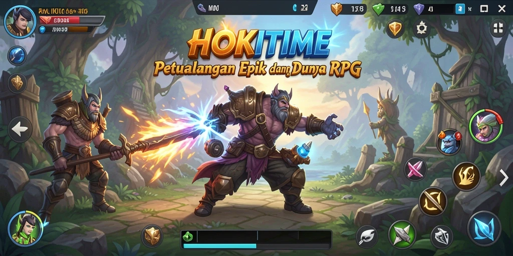 Gameplay HOKITIME yang menarik dengan pertarungan intens dan karakter yang mengesankan.