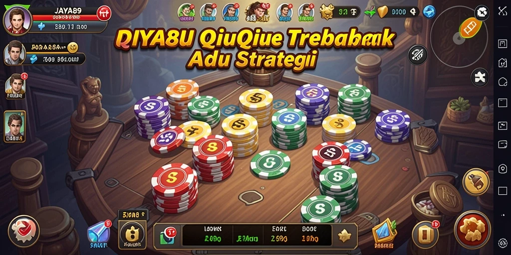 Tangkapan layar utama <strong>JAYA89</strong> menampilkan gameplay seru permainan QiuQiu.