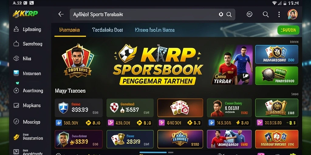 Tampilan gameplay KKRP dengan fitur taruhan yang interaktif.