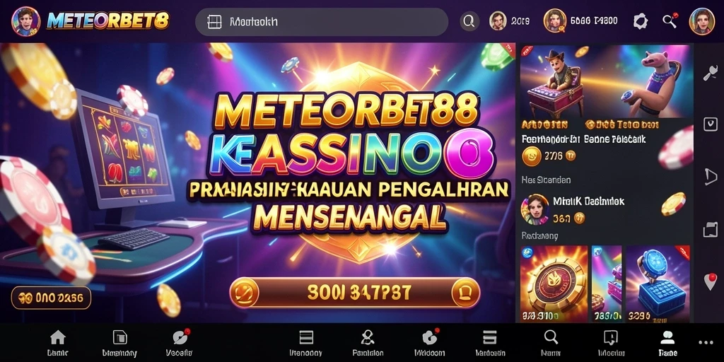 Tampilan gameplay METEORBET88 yang menarik dan menyenangkan.