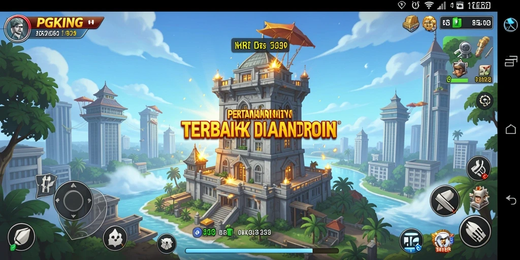 Tampilan gameplay seru dalam game Tower Defense PGKING.